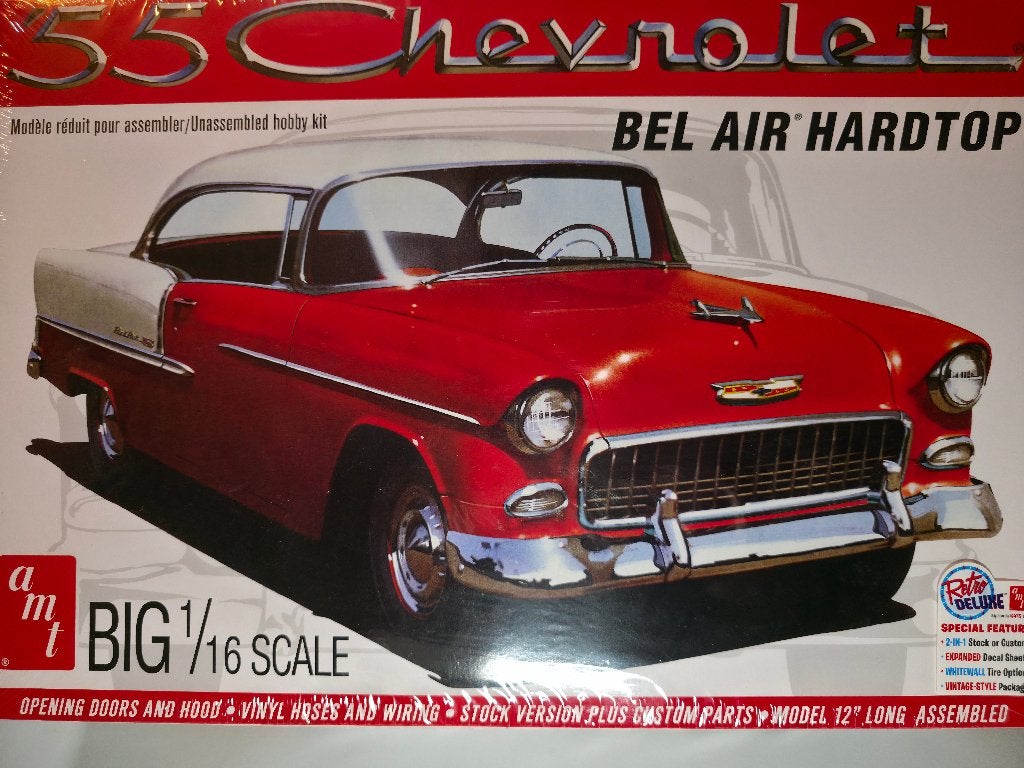 AMT 1955 Chevrolet 1/16 Scale NEW - SEALED, Overige merken, Auto, Verzenden, Groter dan 1:32