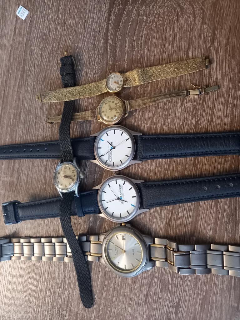 Horloges antieke Dames  heren, Ophalen, Staal, Overige merken
