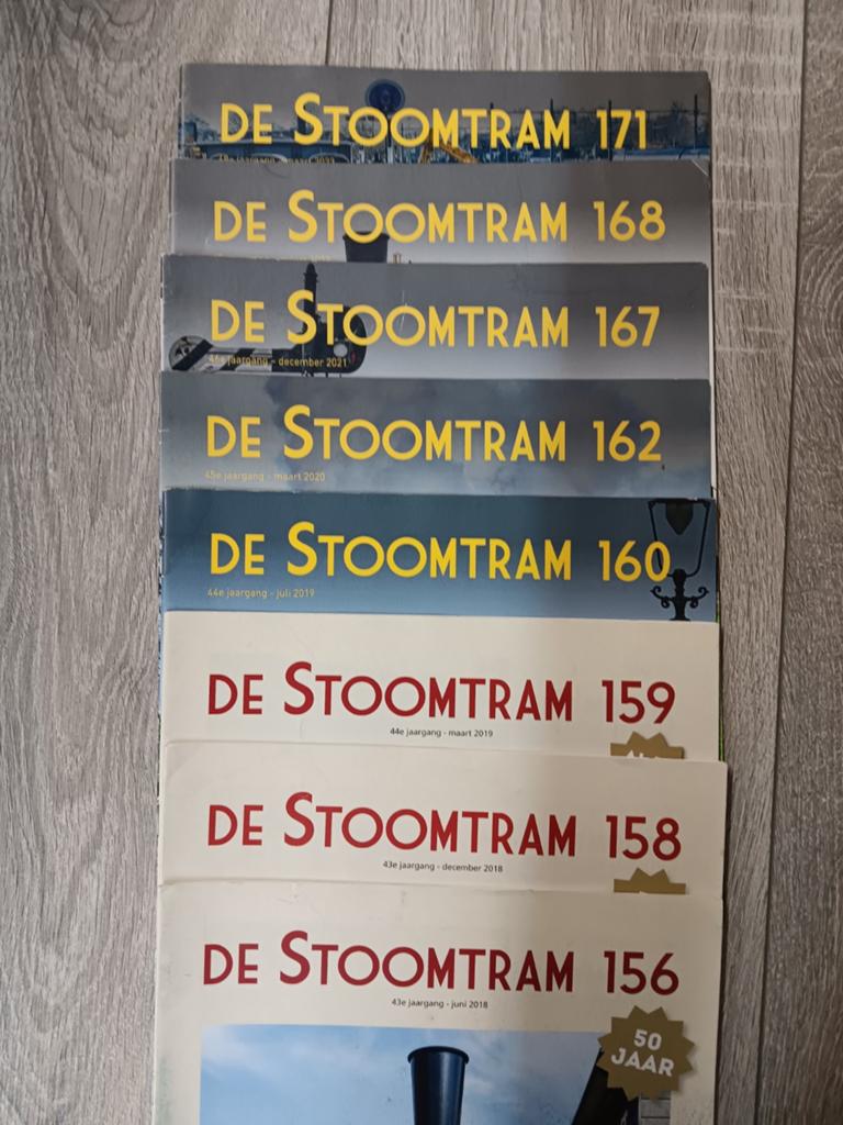 De stoomtram. Op de rails alles samen voor €25., Boeken, Tijdschriften en Kranten, Ophalen of Verzenden, Gelezen
