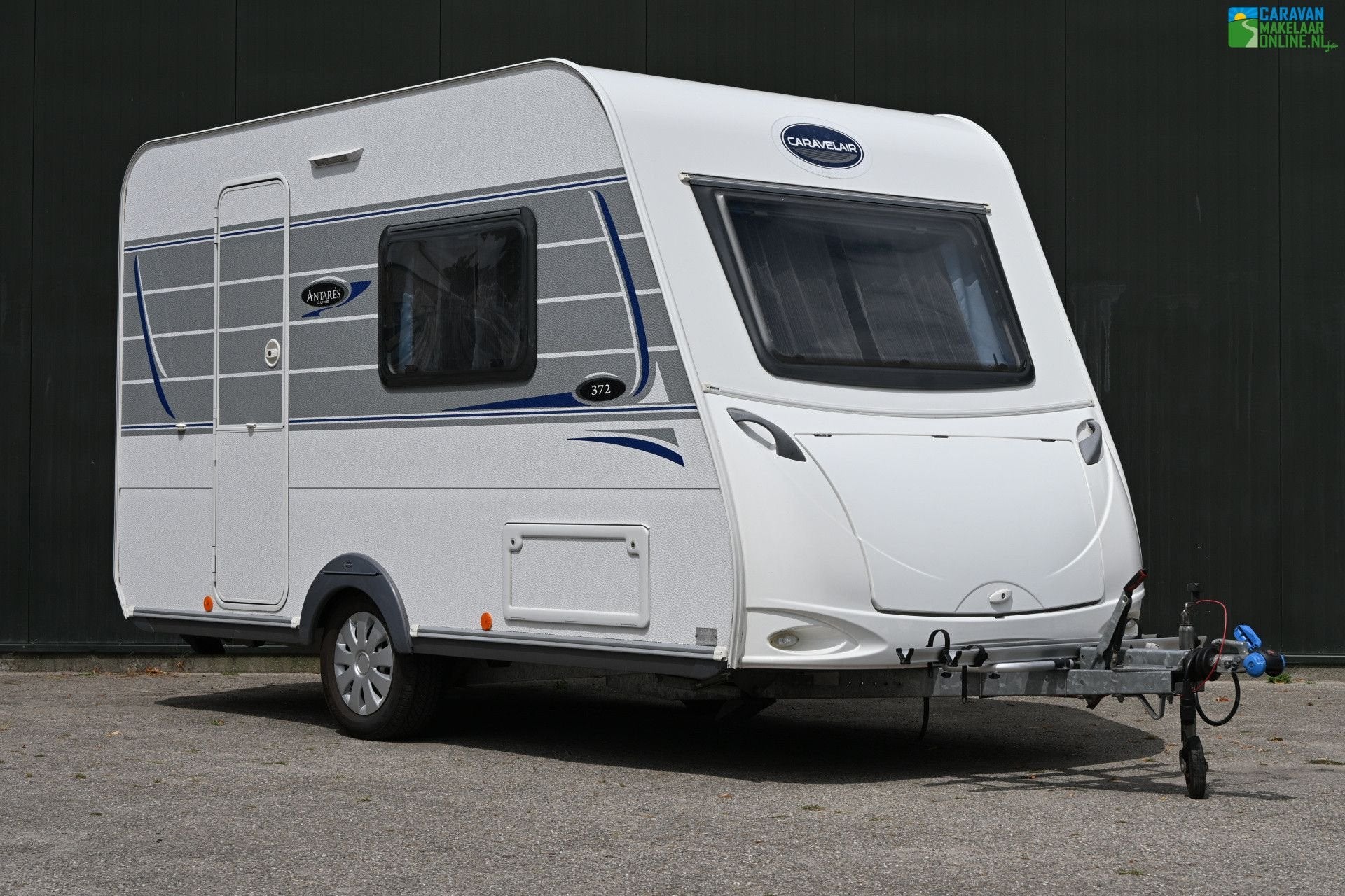 Caravelair Antarès Luxe 372 Enkele bedden|Luifel|Fietsdrage, Caravans en Kamperen, Caravans, Standaardzit, Tot en met 2, 750 - 1000 kg