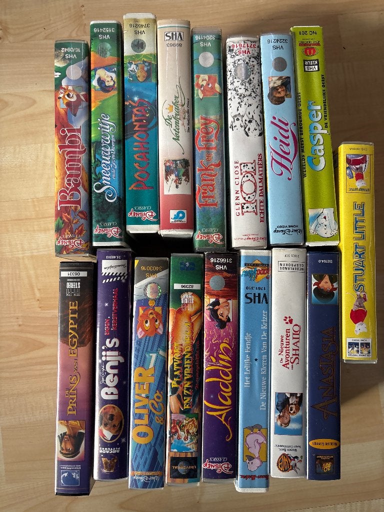 VHS teken film, Ophalen, Gebruikt, Tekenfilm, Alle leeftijden