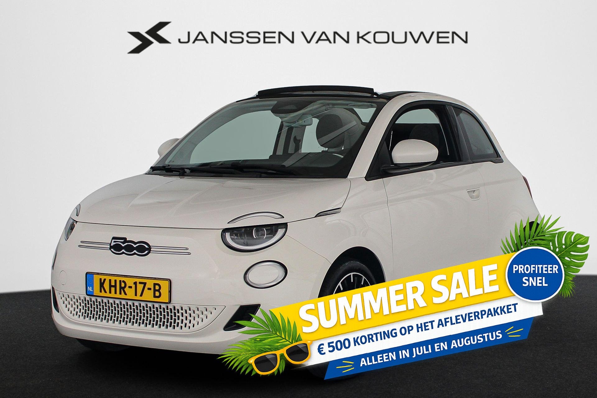 Fiat 500 C Icon 42 kWh Stoelverwarming 17'' Diamantfinish Ve