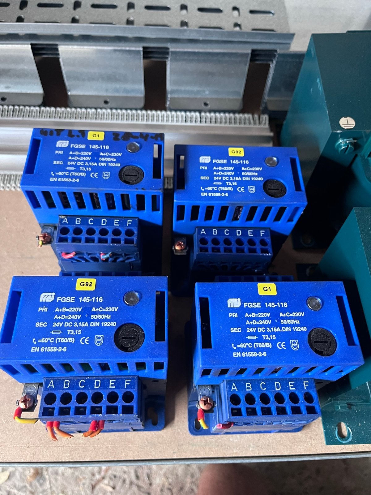 4 stuks Transformator 230 -> 24 volt, Ophalen, Gebruikt, Overige merken, Overige typen