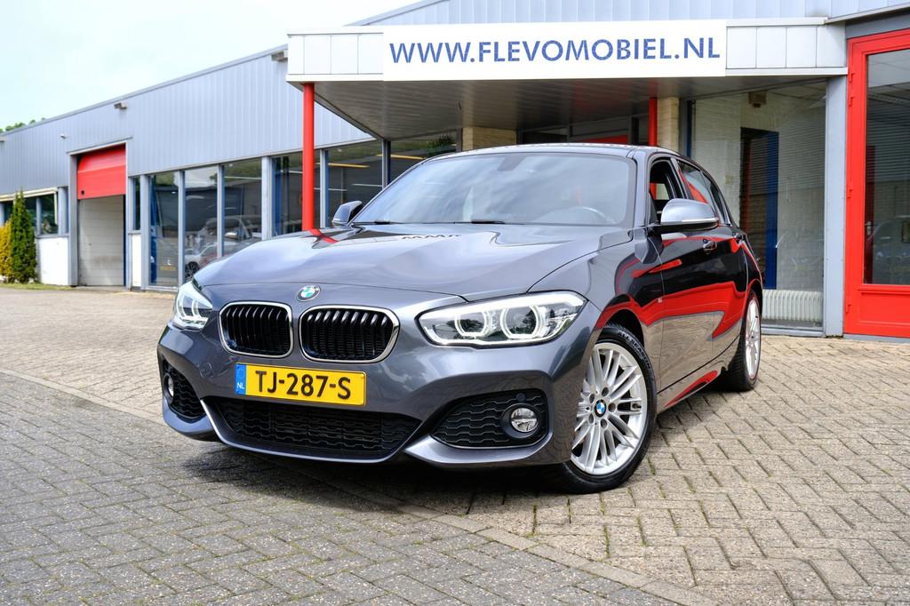 BMW 1-serie 118i M Sport Aut. Leder|1e Eig|Navi|Sportstoelen, Auto's, Gebruikt, Bedrijf, 650 kg, 3 cilinders