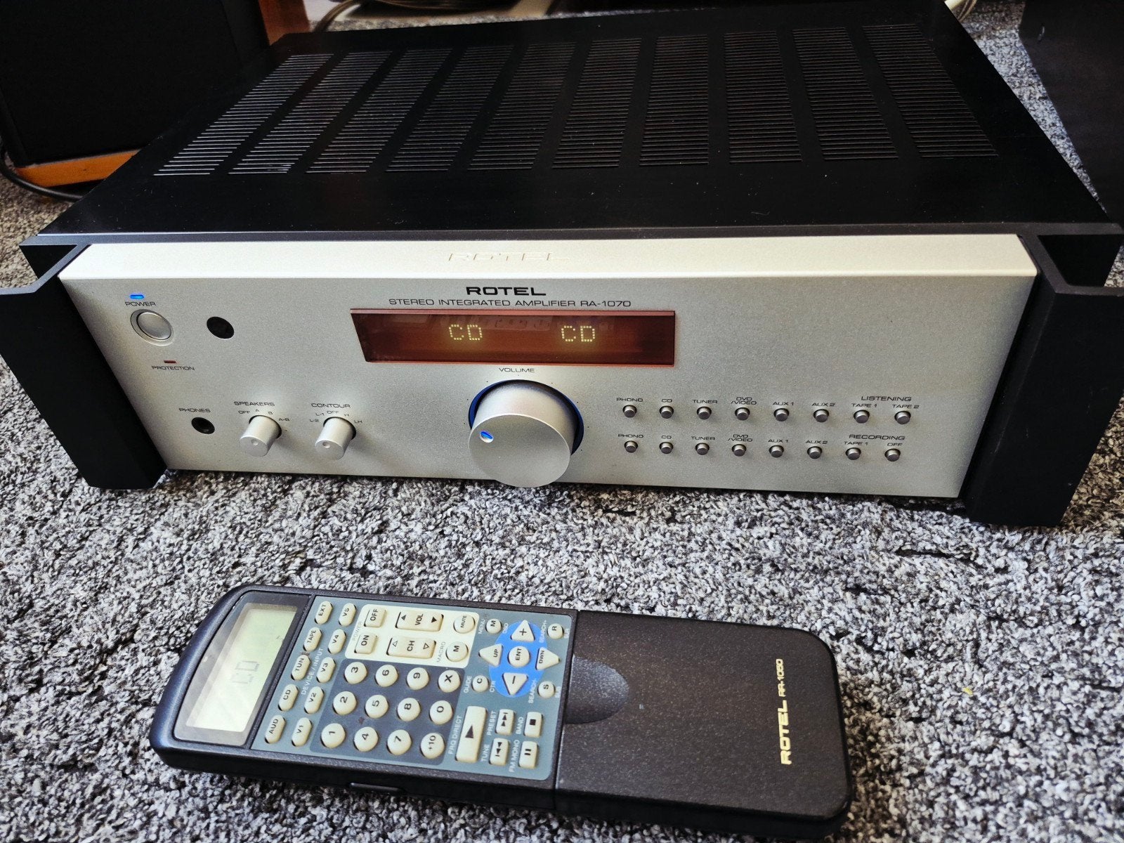Rotel RA-1070 Stereo Geïntegreerde Versterker, Ophalen of Verzenden, 120 watt of meer, Overige merken