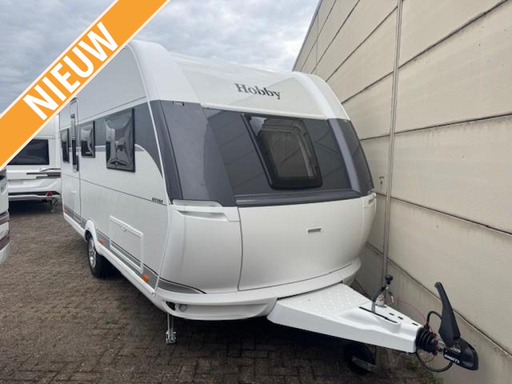 Hobby On Tour 460 DL 45 jaar editie, Caravans en Kamperen, Caravans, Standaardzit, Hobby, Bedrijf, Tot en met 4