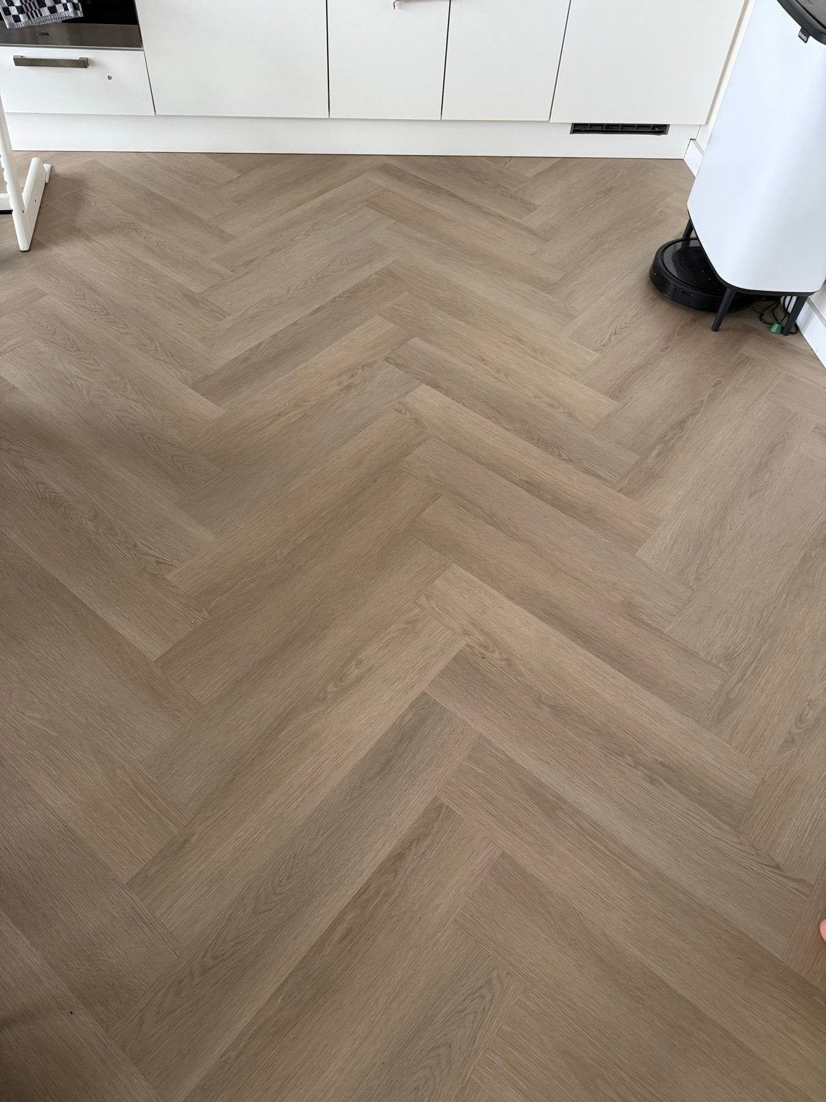 visgraat laminaatvloer totaal 86m2 royal click pvc, Ophalen, 50 tot 150 cm, Zo goed als nieuw, 10 m² of meer