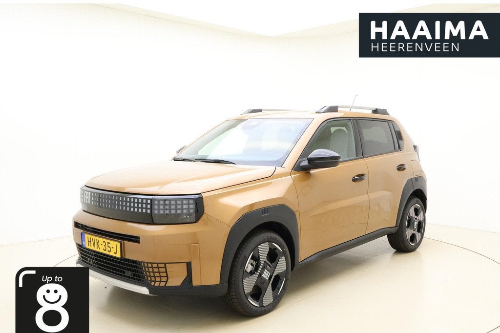 Fiat Grande Panda La Prima 11 kW 44 kWh | NIEUW MODEL | Navi, Auto's, Fiat, Bedrijf, Te koop, Panda, ABS, Achteruitrijcamera, Airbags
