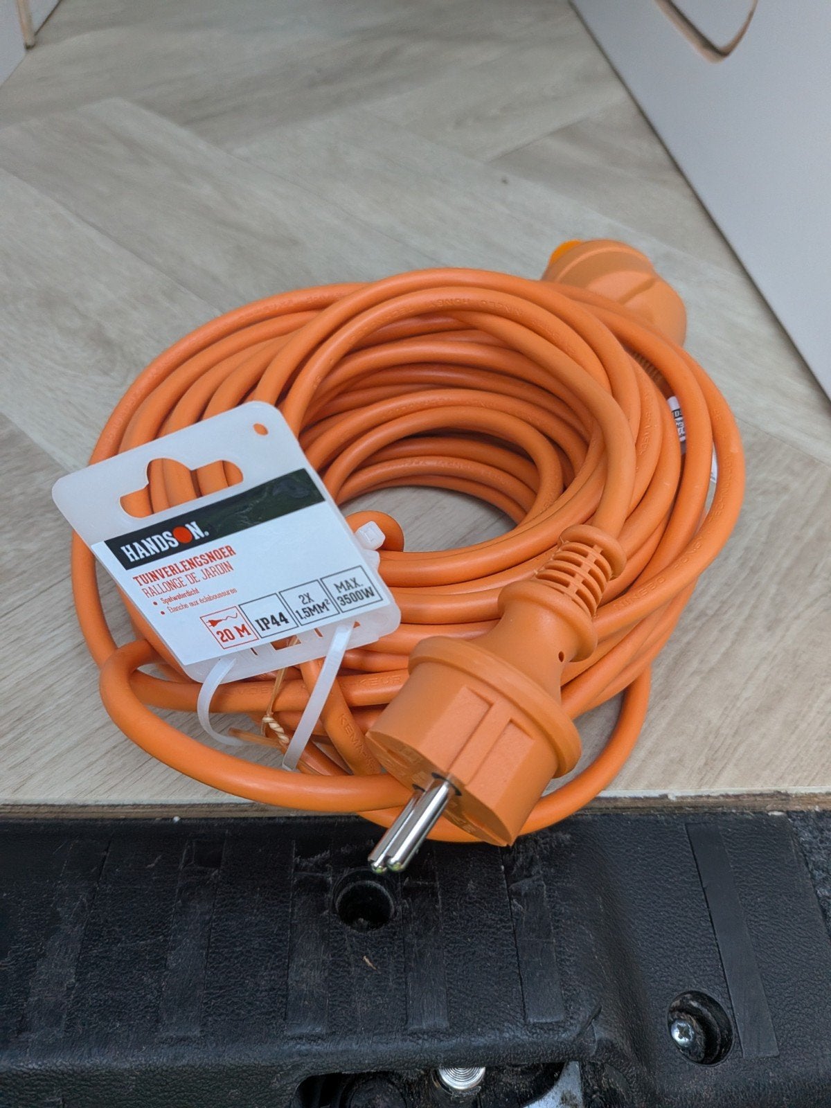 Strom Verlengsnoer Oranje 20 Meter IP44, Ophalen of Verzenden, Nieuw, Kabel of Snoer