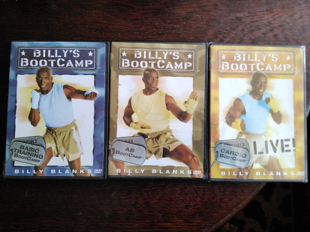 Billy's bootcamp 3 dvds, origineel, Vanaf 16 jaar, Workout, Ophalen of Verzenden, Zo goed als nieuw