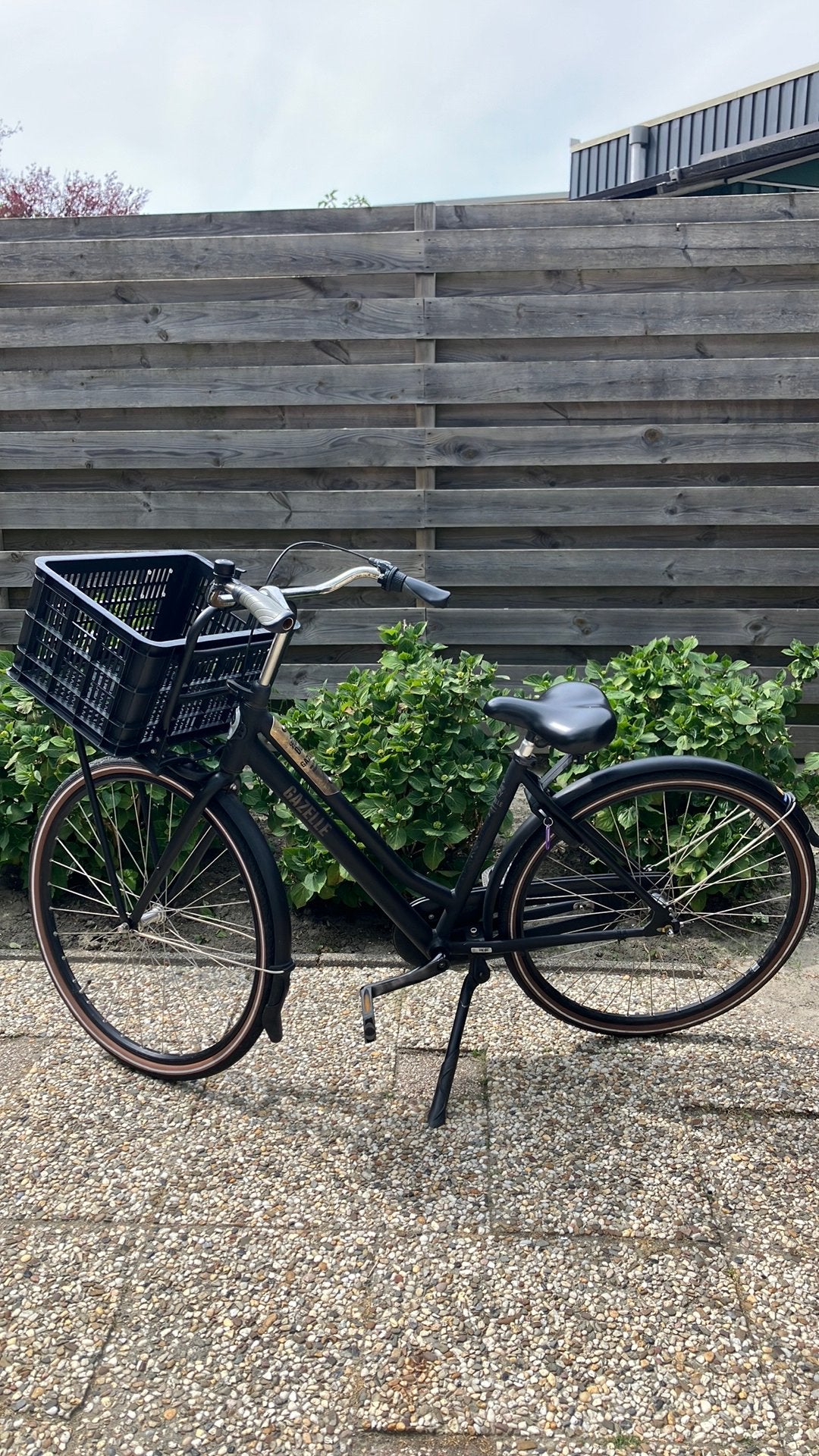 Gazelle heavy duty fiets met mand, Ophalen, Terugtraprem, Gebruikt, 47 tot 50 cm