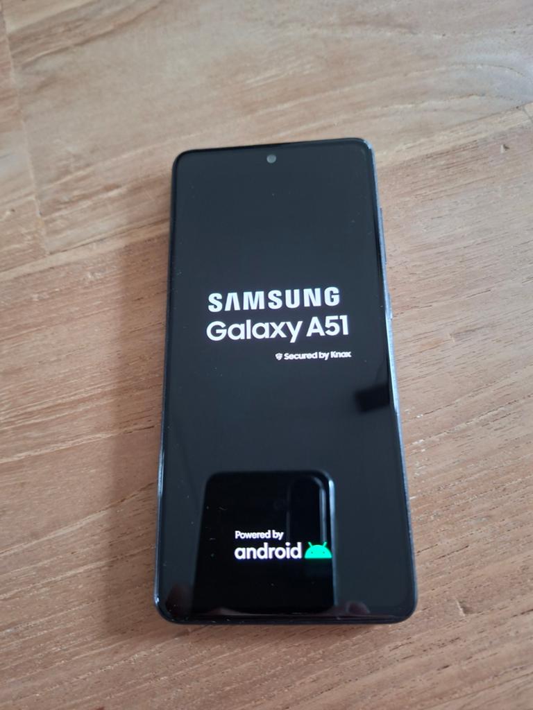 Samsung Galaxy A51 - Zo goed als nieuw, Telecommunicatie, Mobiele telefoons | Samsung, Zwart, Touchscreen, Ophalen of Verzenden