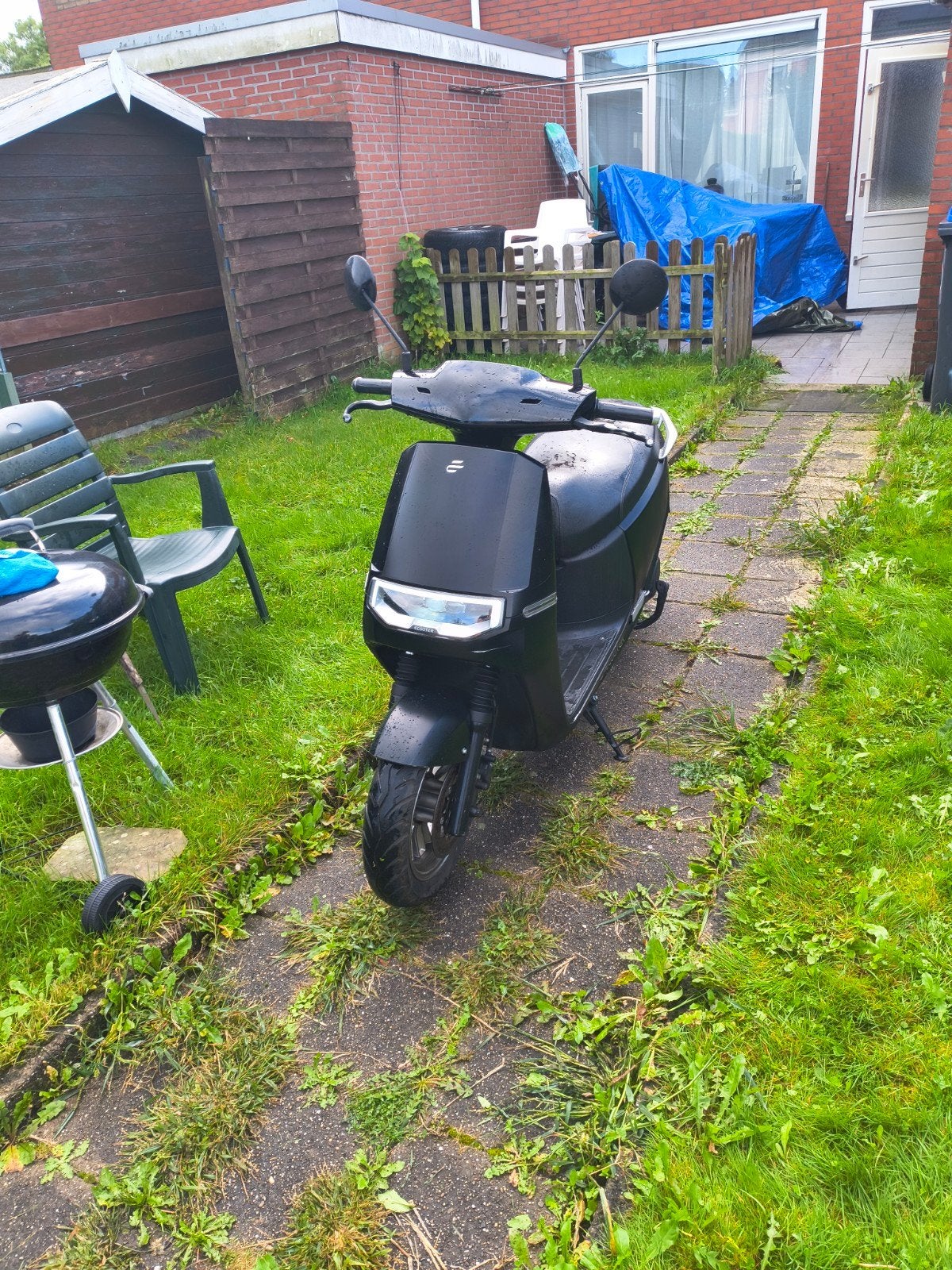 E scooter Blauw kenteken actieradius 35 km, Fietsen en Brommers, Overige merken, Gebruikt, Elektrisch, Ophalen of Verzenden