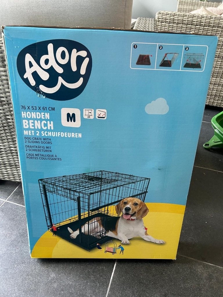 Adori hondenbench, Dieren en Toebehoren, Hondenbenches, Ophalen, Nieuw