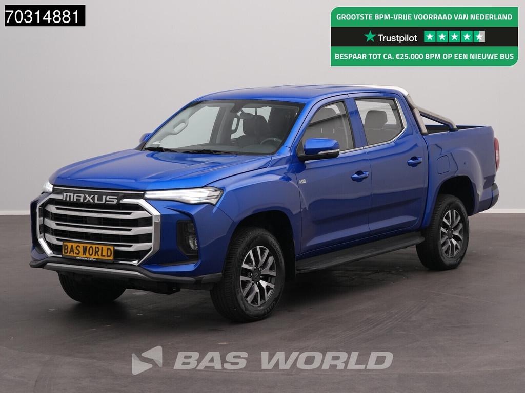 Maxus T90 EV T90 89kWh WLTP 471km Pickup CarPlay Airco Camer, Auto's, Automaat, 2375 kg, 750 kg, Leder