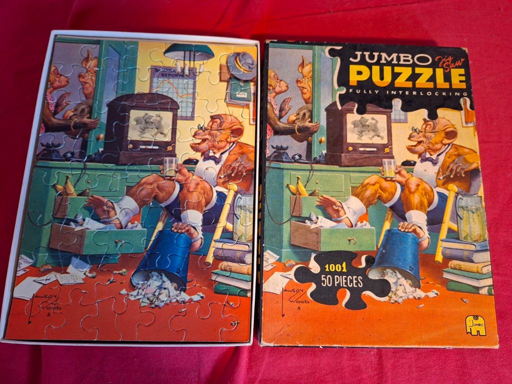 Oude Jumbo puzzel., Verzamelen, Ophalen of Verzenden
