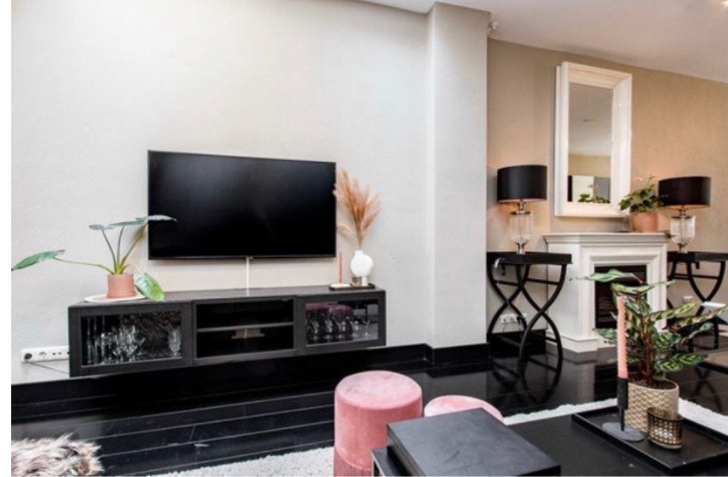 Tv meubel ikea besta, Huis en Inrichting, Ophalen, Gebruikt, 150 tot 200 cm, Minder dan 100 cm