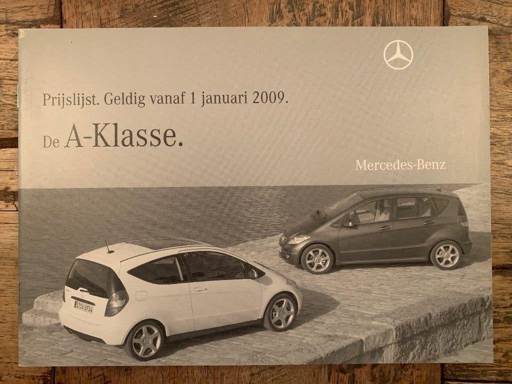 Introductie prijslijst Mercedes-Benz A-klasse W169 2009 NL, Nieuw, Mercedes-Benz, Mercedes, Ophalen of Verzenden