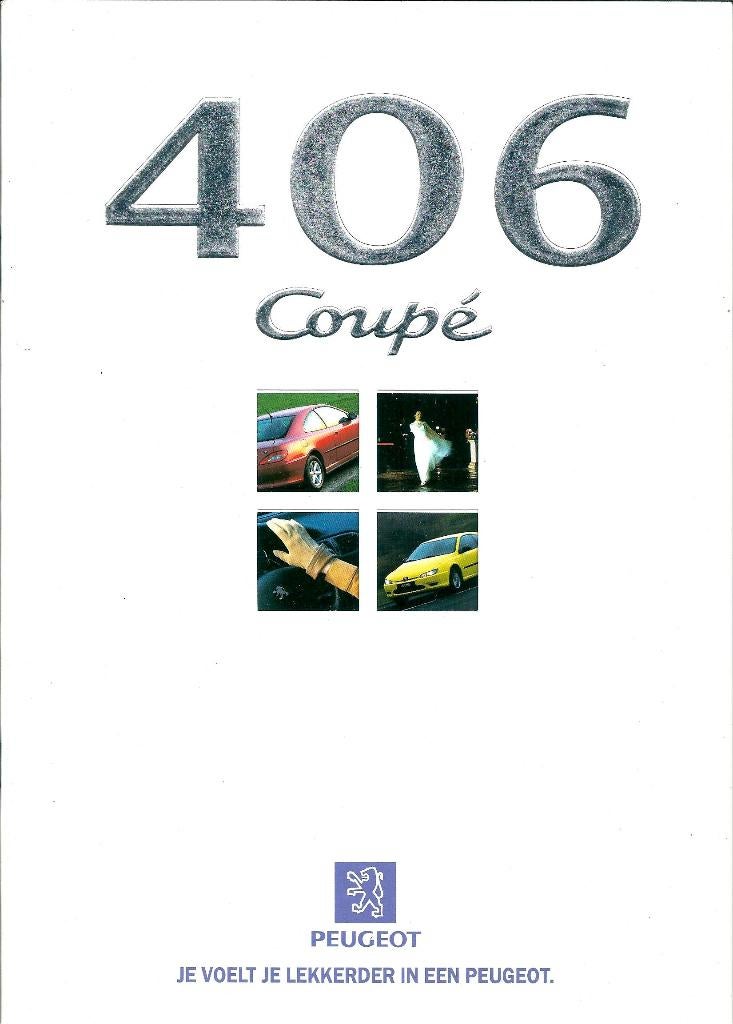 Brochure Peugeot 406 Coupe 1997, Ophalen of Verzenden, Gelezen, Peugeot