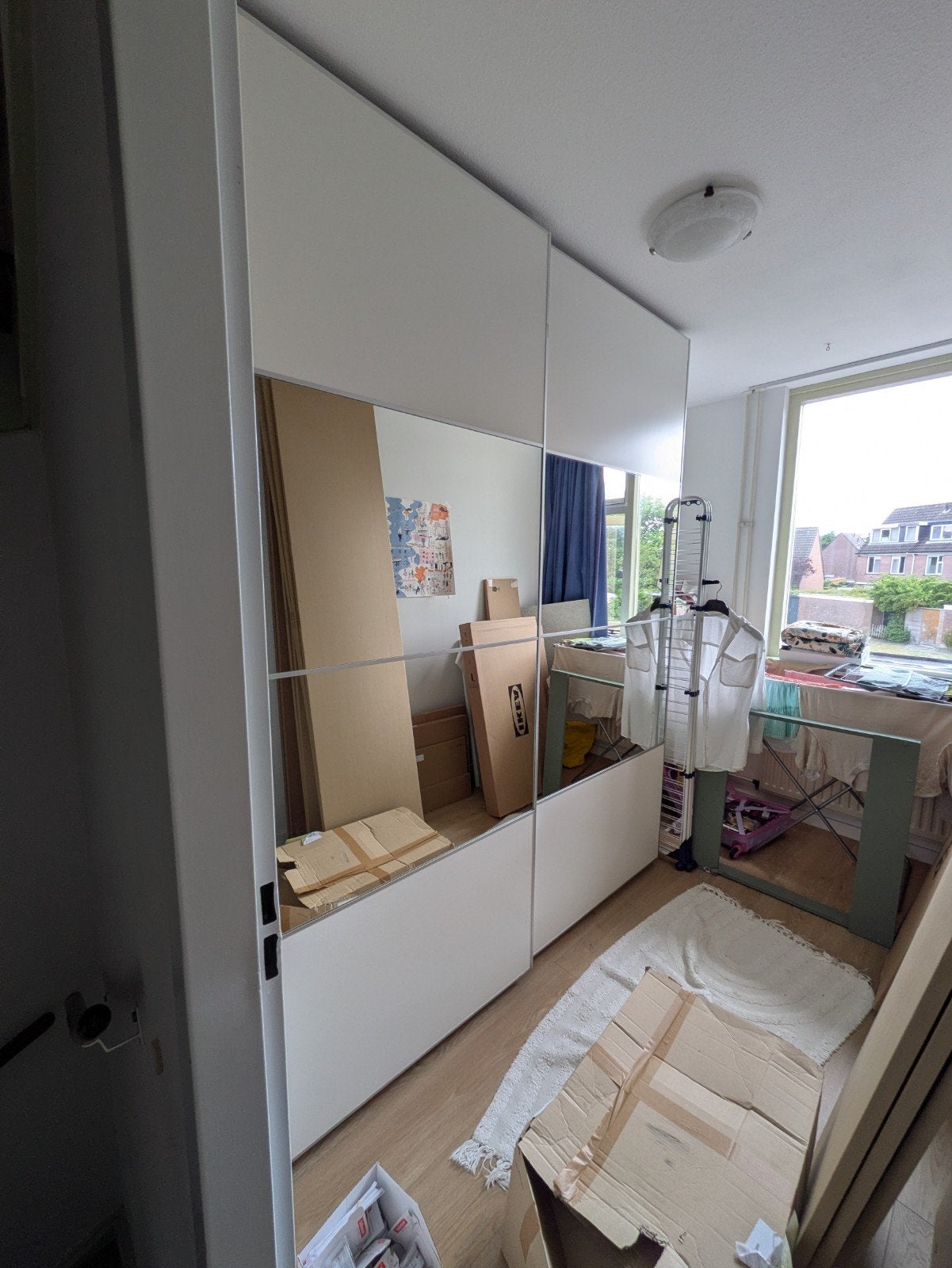Schuifdeuren van Ikea Pax kast, Huis en Inrichting, Kasten | Kledingkasten, Ophalen, 50 tot 75 cm, 200 cm of meer