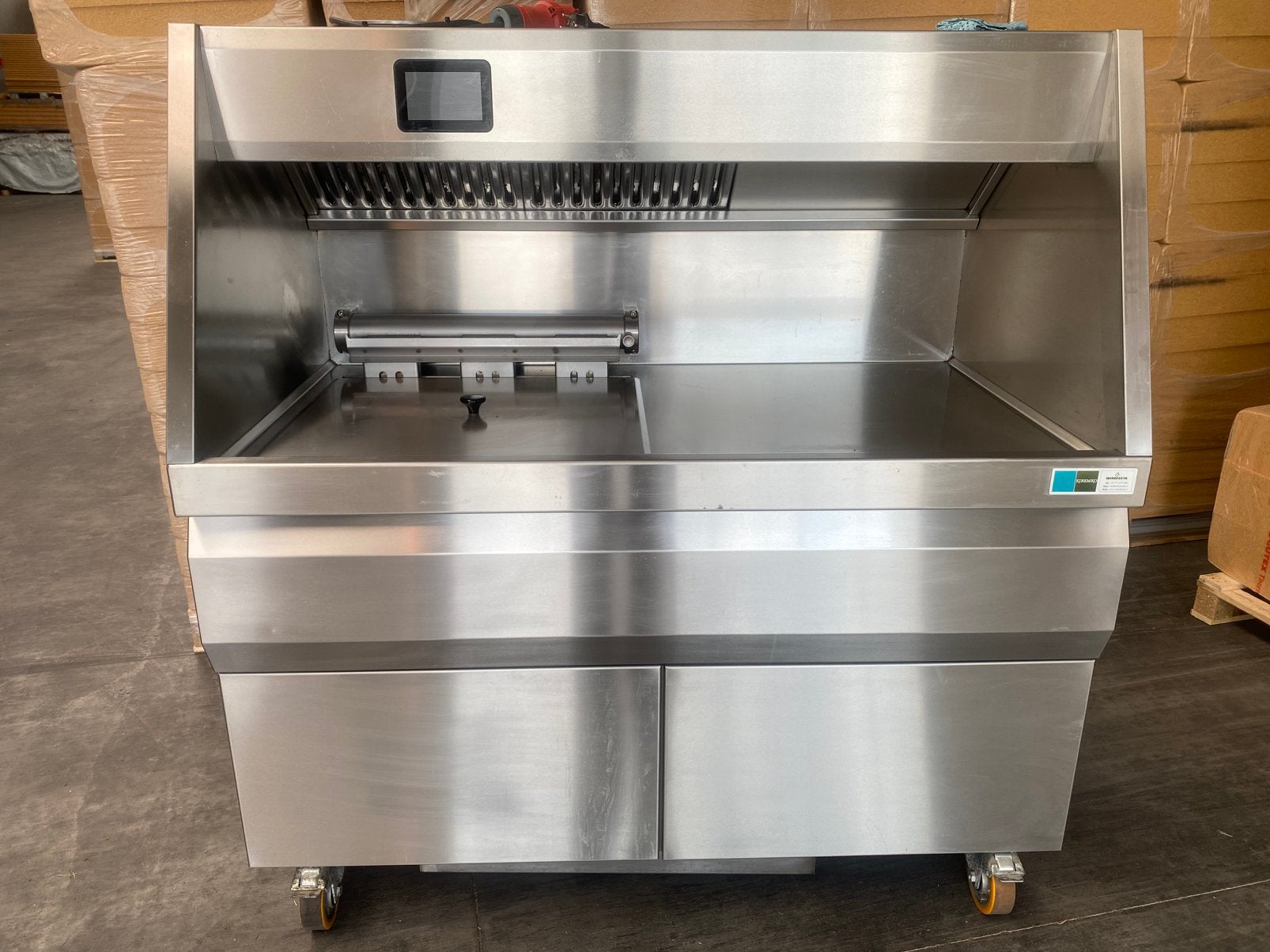 Kiremko frituur bakwand  / vis friteuse 400Volt – BJ 2023, 4 liter of meer, Ophalen of Verzenden, Zo goed als nieuw