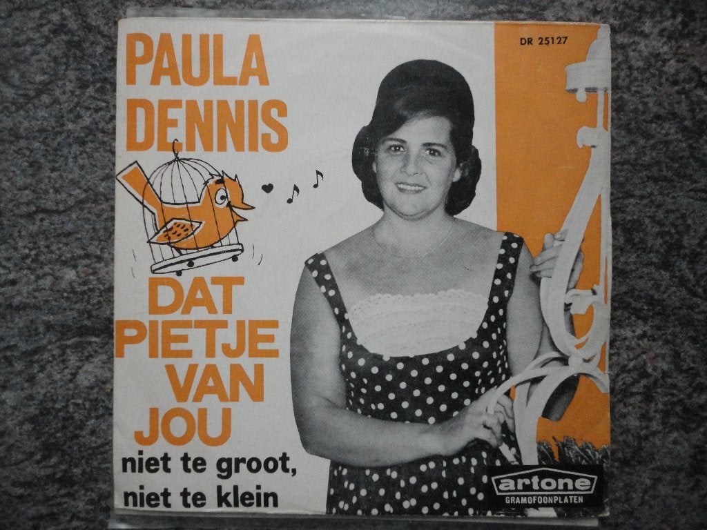 Paula Dennis - Dat pietje van jou NL 1962 FH, Gebruikt, Fotohoes, 7 inch, Ophalen of Verzenden