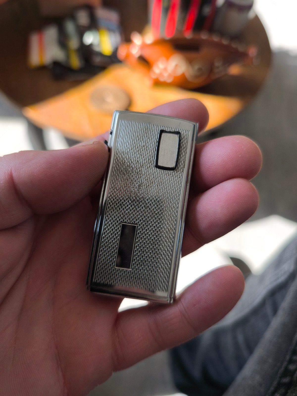 Ronson Varaflame Electronic aansteker - Nette staat, Verzamelen, Ophalen of Verzenden, Gebruikt, Aansteker