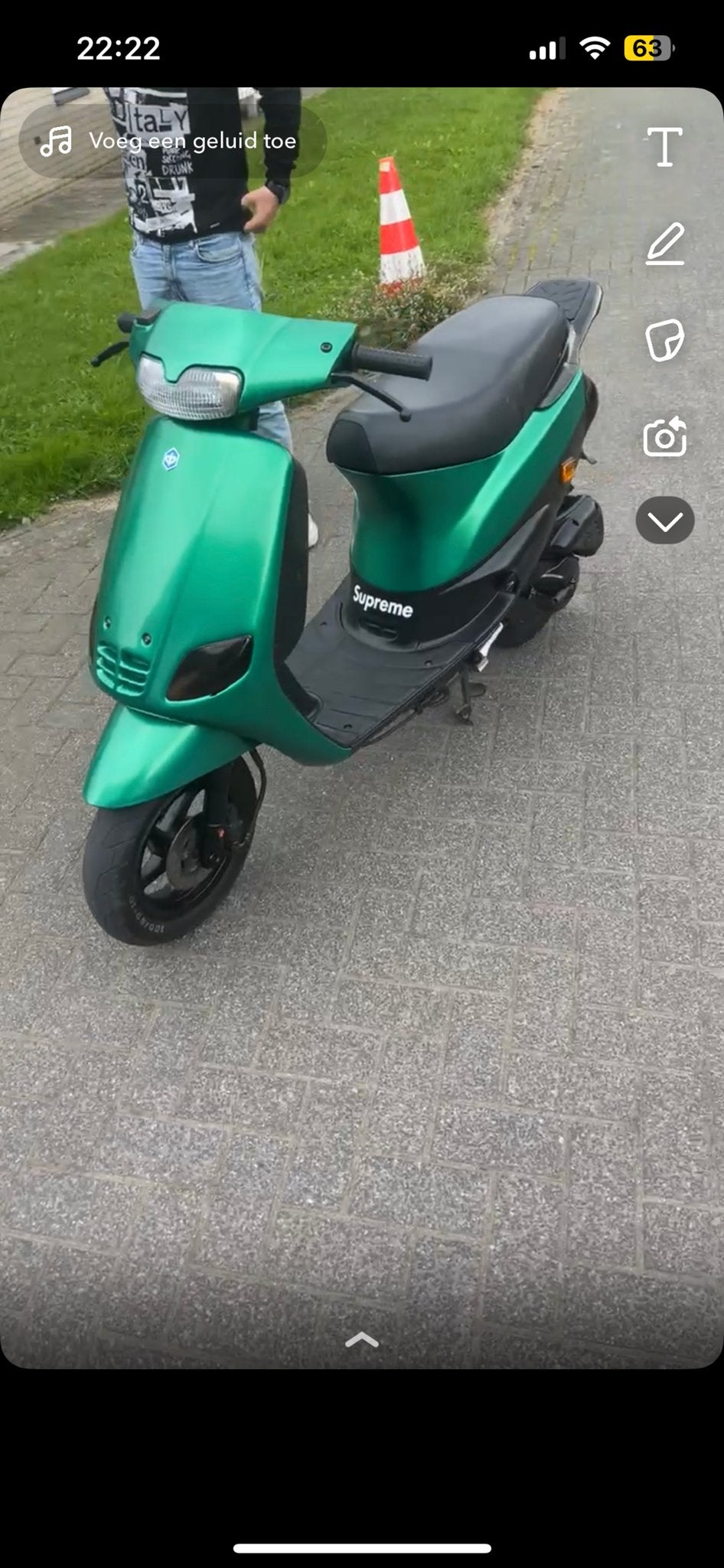 Piaggio Zip Type 3 70cc - Groen Metallic, Ophalen of Verzenden, Gebruikt, Tweetakt, Piaggio