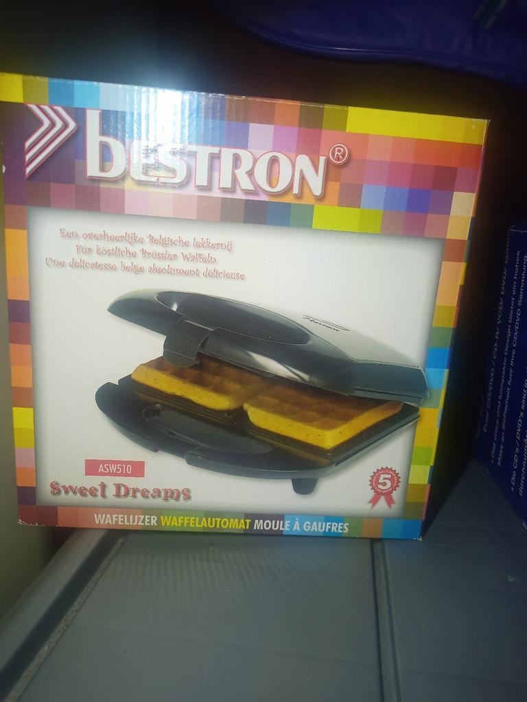 Bestron wafelijzer Sweet Dreams, Ophalen of Verzenden