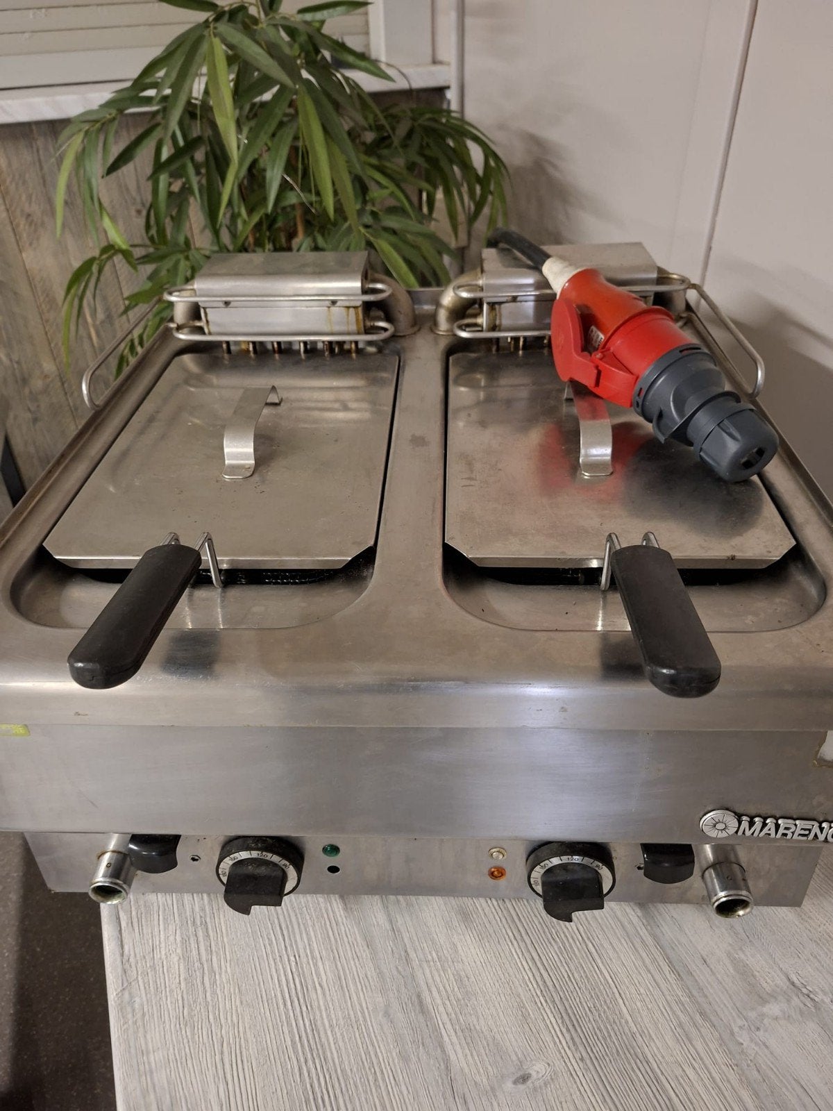2 Pans Frituur 380 volt, Huis en Inrichting, Ophalen