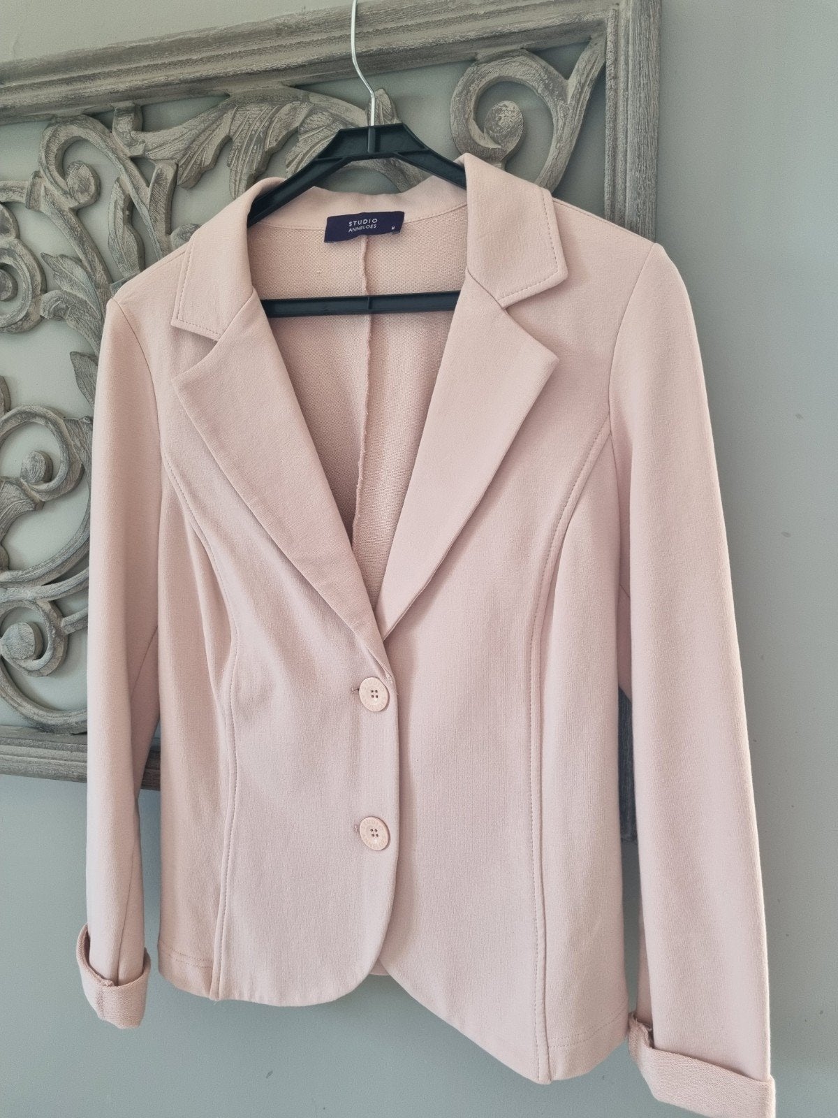 Roze Blazer Jasje "Studio Anneloes" Maat M, Kleding | Dames, Jasjes, Kostuums en Pakken, Maat 38/40 (M), Studio Anneloes, Ophalen of Verzenden