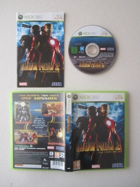 Ironman Iron Man 2 Xbox 360, 1 speler, Ophalen of Verzenden, Avontuur en Actie, Vanaf 12 jaar
