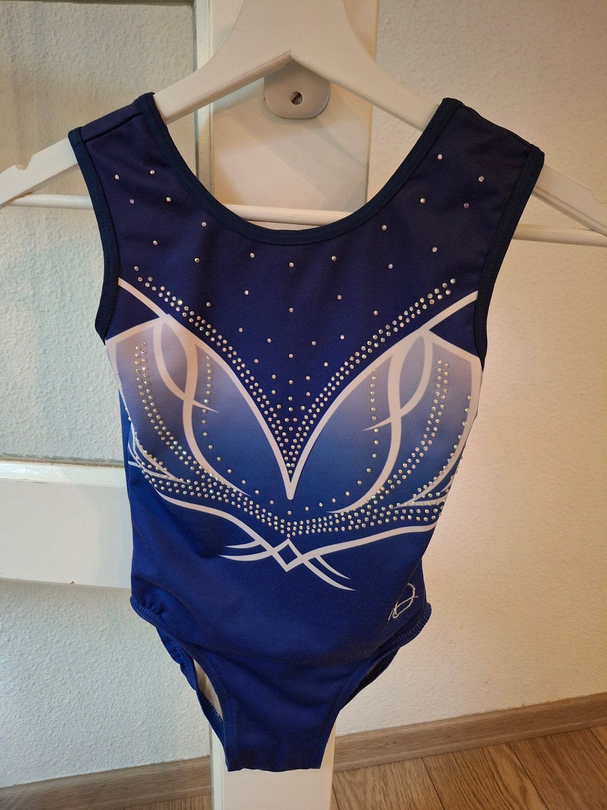 turnpakje Sparkle & Dream maat CLA, Sport en Fitness, Gebruikt, Blauw, Turnpak(je), Kindermaat 122 t/m 140