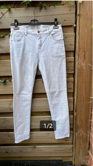 Rosner witte broek maat 40 - 32, Maat 38/40 (M), Verzenden, Wit, Zo goed als nieuw