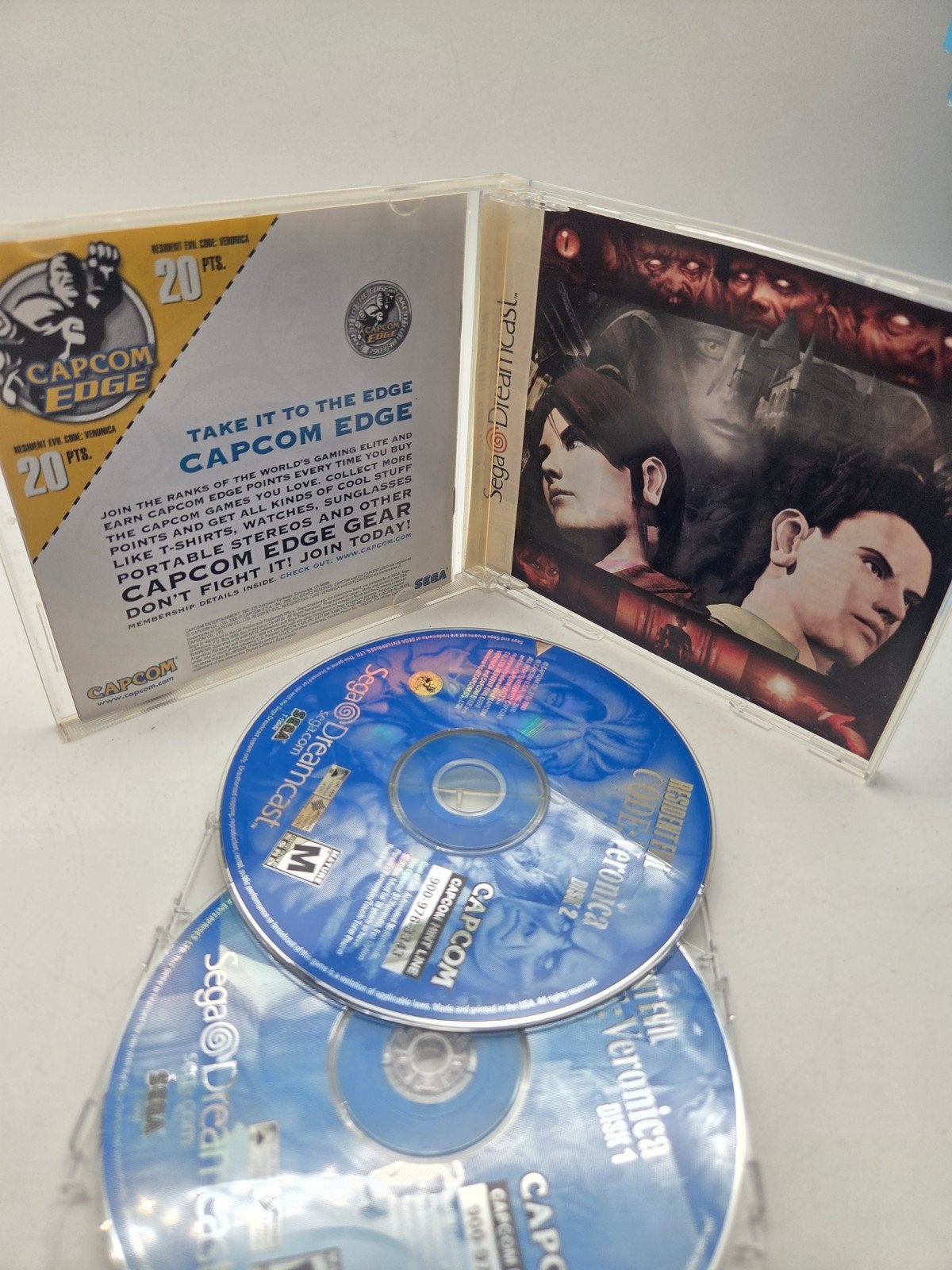 Resident Evil Code: Veronica - Sega Dreamcast, Gebruikt, Niet van toepassing, Niet van toepassing, Ophalen of Verzenden