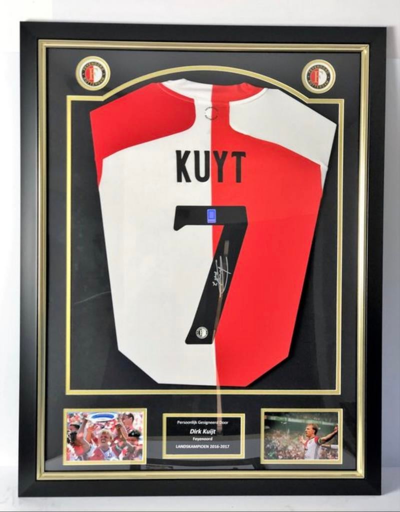 Gesigneerd Kampioensshirt 16/17 Dirk Kuyt + Certificaat, Verzenden, Nieuw, Feyenoord, Shirt