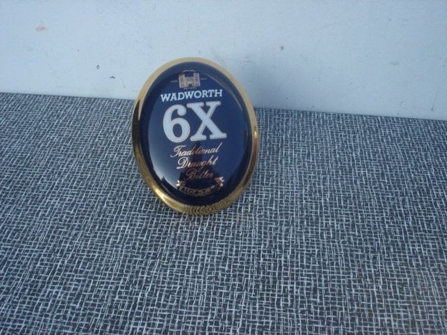 Biertapschild WADWORTH voor de verzamelaar, Ophalen of Verzenden, Nieuw, Reclamebord, Plaat of Schild, Overige merken