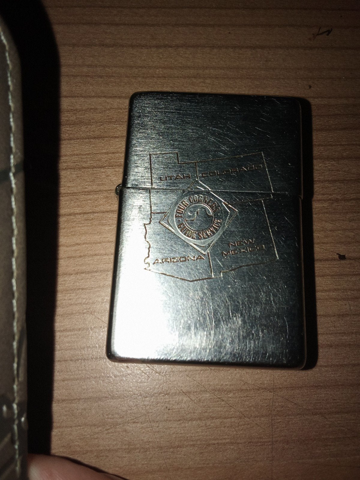 Zippo aansteker Marlboro met kaart van Amerika, Verzamelen, Ophalen of Verzenden, Gebruikt, Aansteker