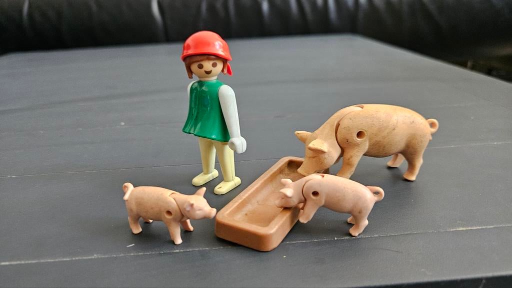 Playmobil vrouw met varkens, Kinderen en Baby's, Speelgoed | Playmobil, Ophalen of Verzenden