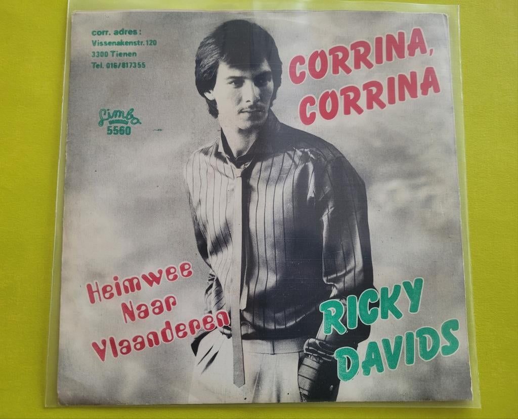 Ricky Davids - Corrina Corrina, Ophalen, Zo goed als nieuw, Overige formaten, Levenslied of Smartlap