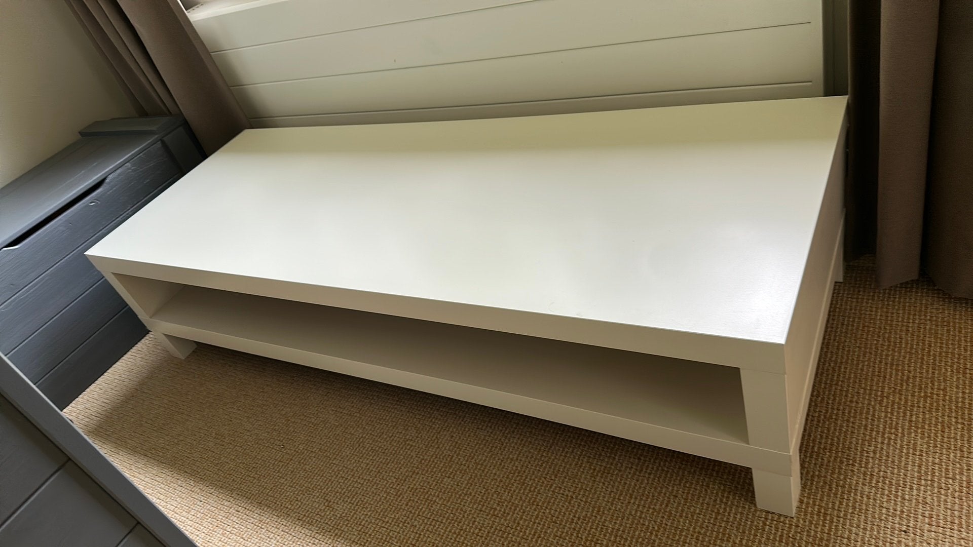 Lack tv meubel IKEA, Huis en Inrichting, Ophalen, Wit, Tweepersoons, Zo goed als nieuw