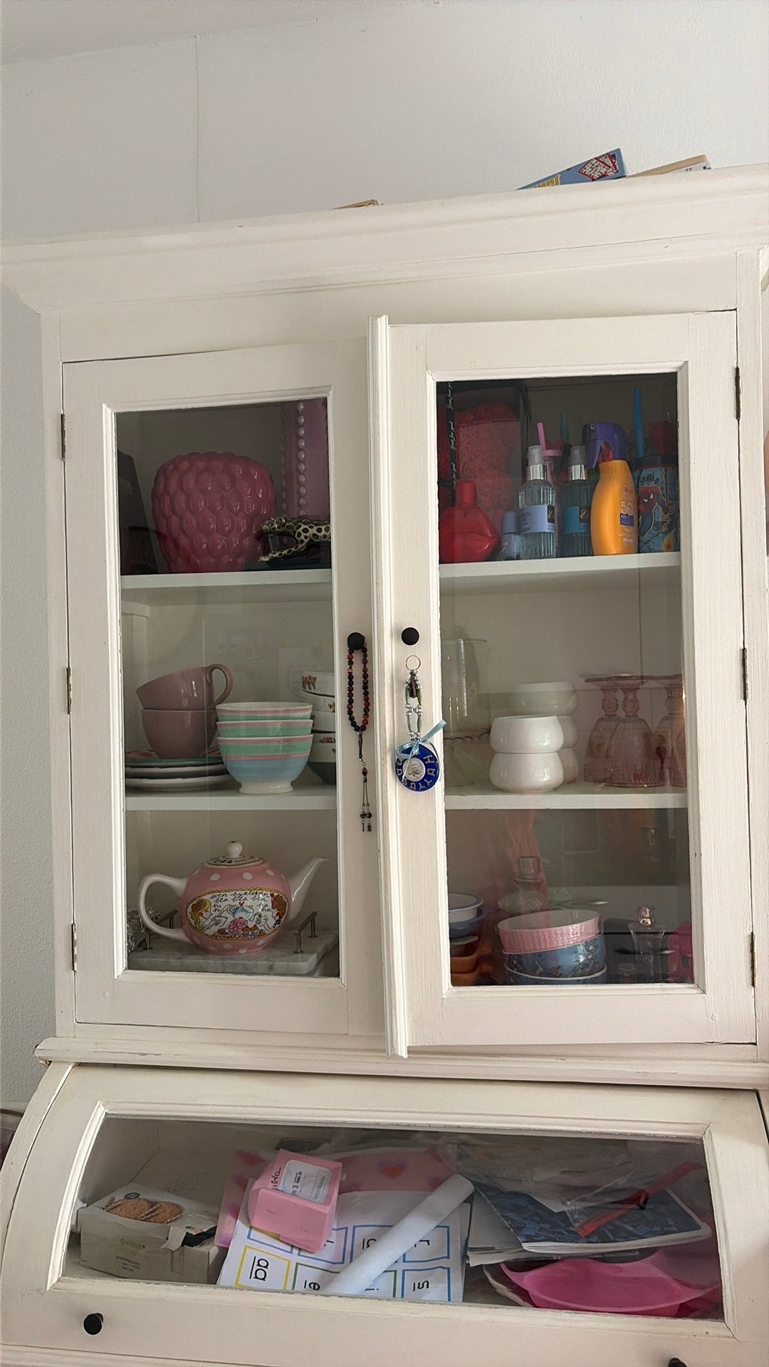 Antieke buffetkast, Huis en Inrichting, Ophalen, Zo goed als nieuw, 25 tot 50 cm, 150 tot 200 cm