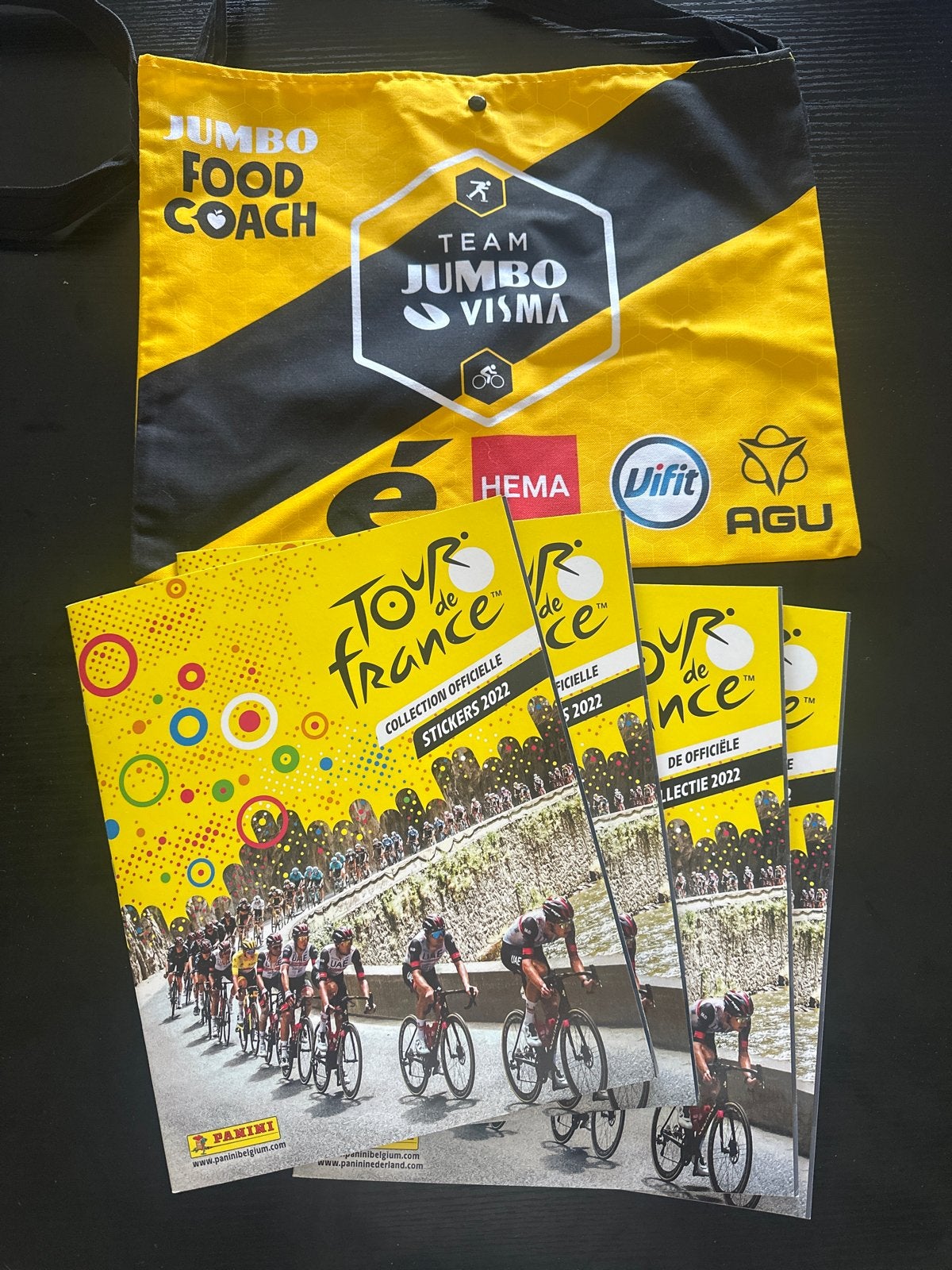 Tour de France 2022 Panini stickers & Jumbo-Visma tas, Ophalen of Verzenden, Nieuw, Stickers en Plaatjes