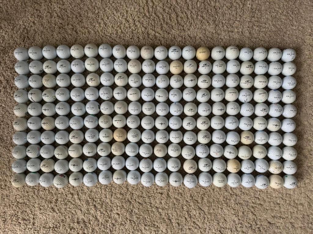 200 gebruikte golfballen merk Top-Flite, Ophalen, Gebruikt, Bal(len), Overige merken