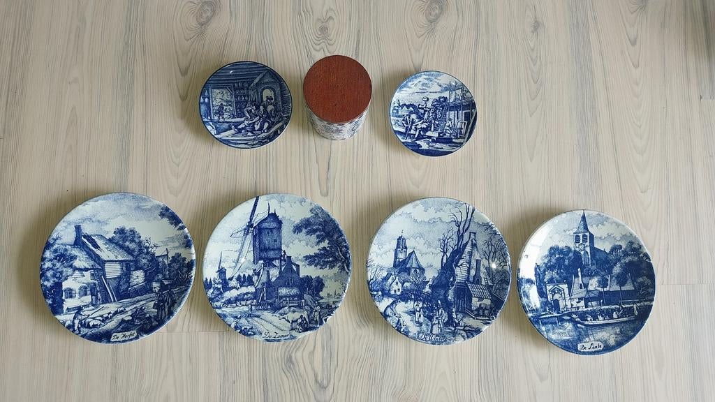 Delfts Blauw servies, Antiek en Kunst, Ophalen of Verzenden