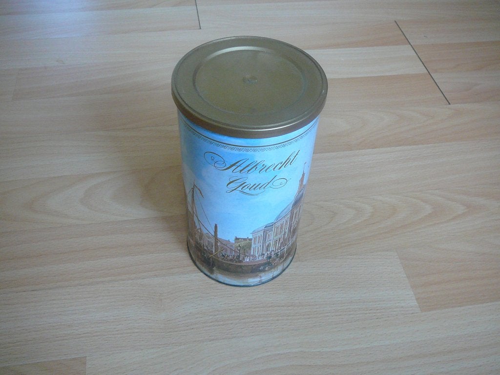 blik Albrecht goud 1991, Verzamelen, Blikken, Ophalen of Verzenden, Overige
