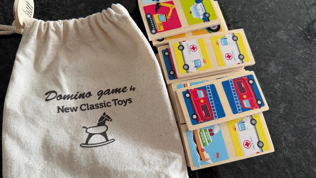 Houten domino van New Classic Toys, Kinderen en Baby's, Speelgoed | Houten speelgoed, Ophalen of Verzenden, Nieuw, Overige typen