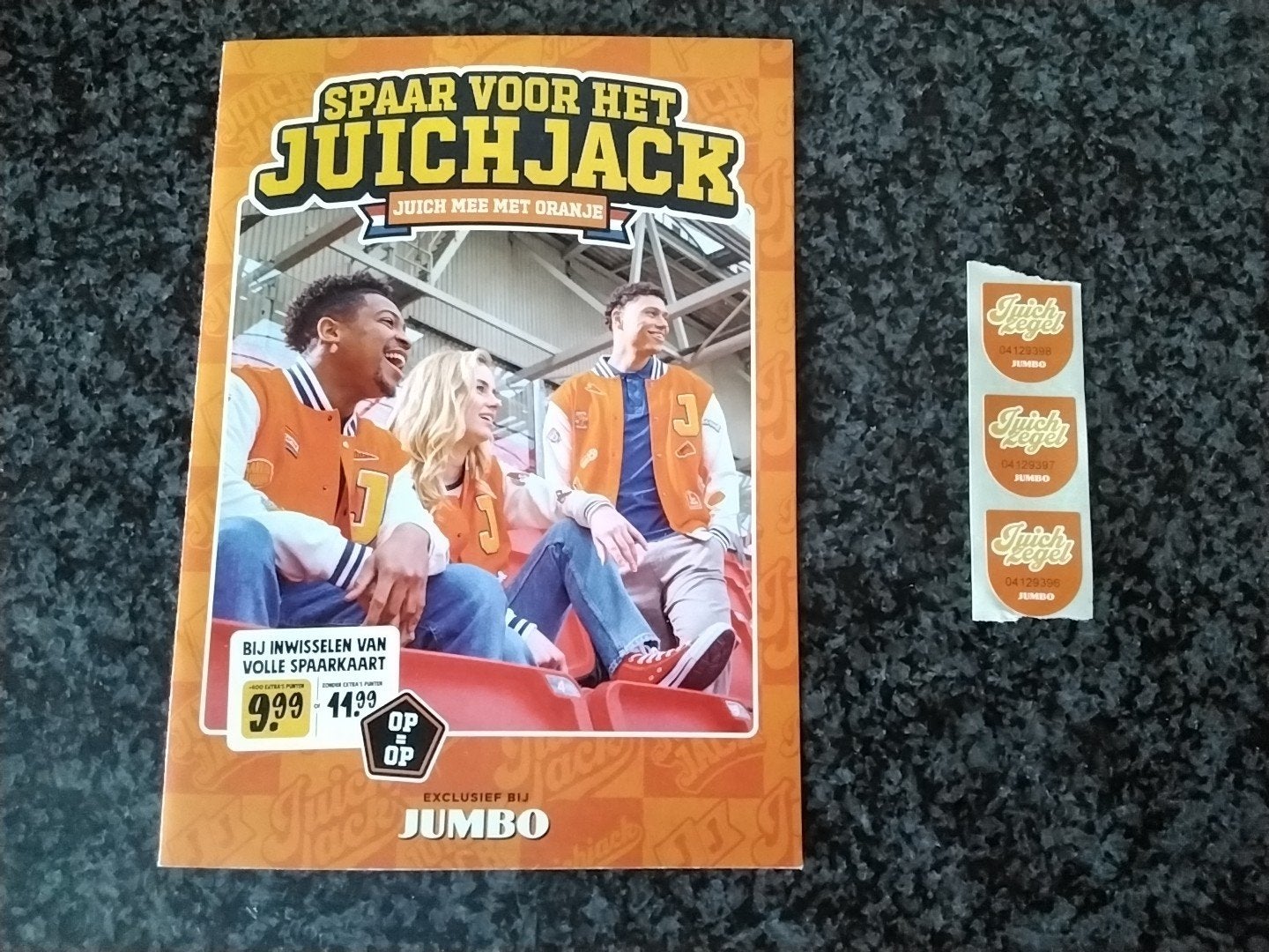 3x Jumbo juichzegels en lege spaarkaart, Verzamelen, Supermarktacties, Jumbo, Ophalen of Verzenden