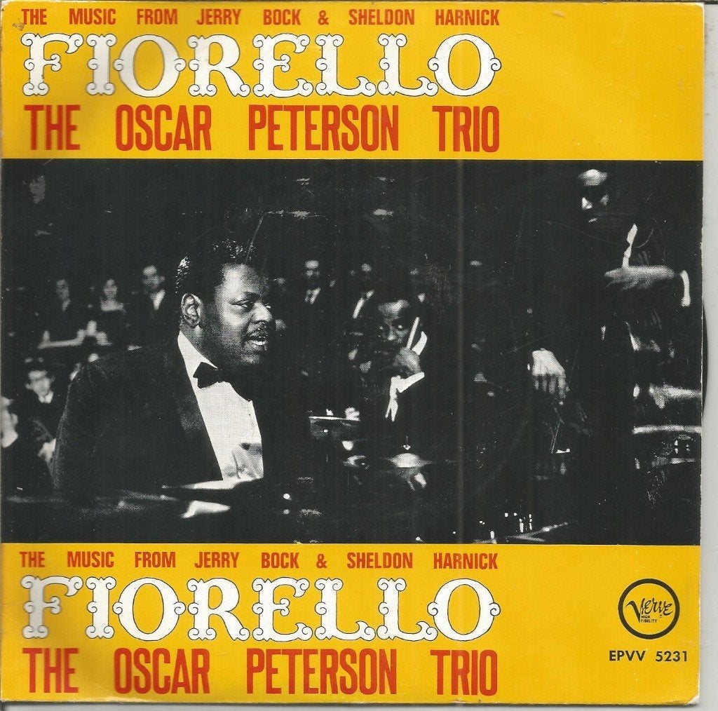 The Oscar Peterson Trio – "Fiorello" (1960), 7 inch, Ophalen of Verzenden, EP, Jazz en Blues
