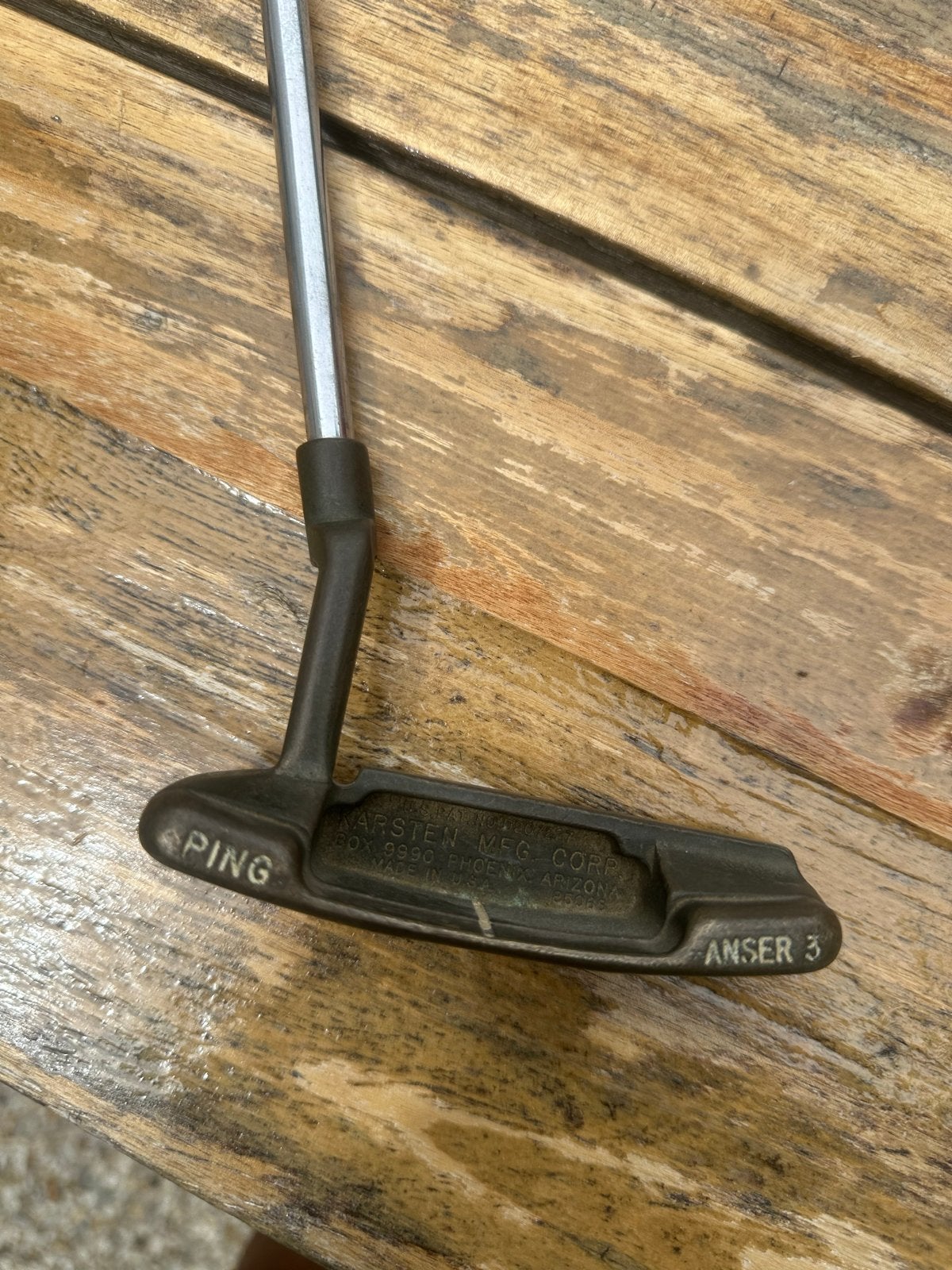 Ping Anser 3 putter - Klassiek model met G-rip, Sport en Fitness, Golf, Ophalen of Verzenden, Gebruikt, Club, Ping